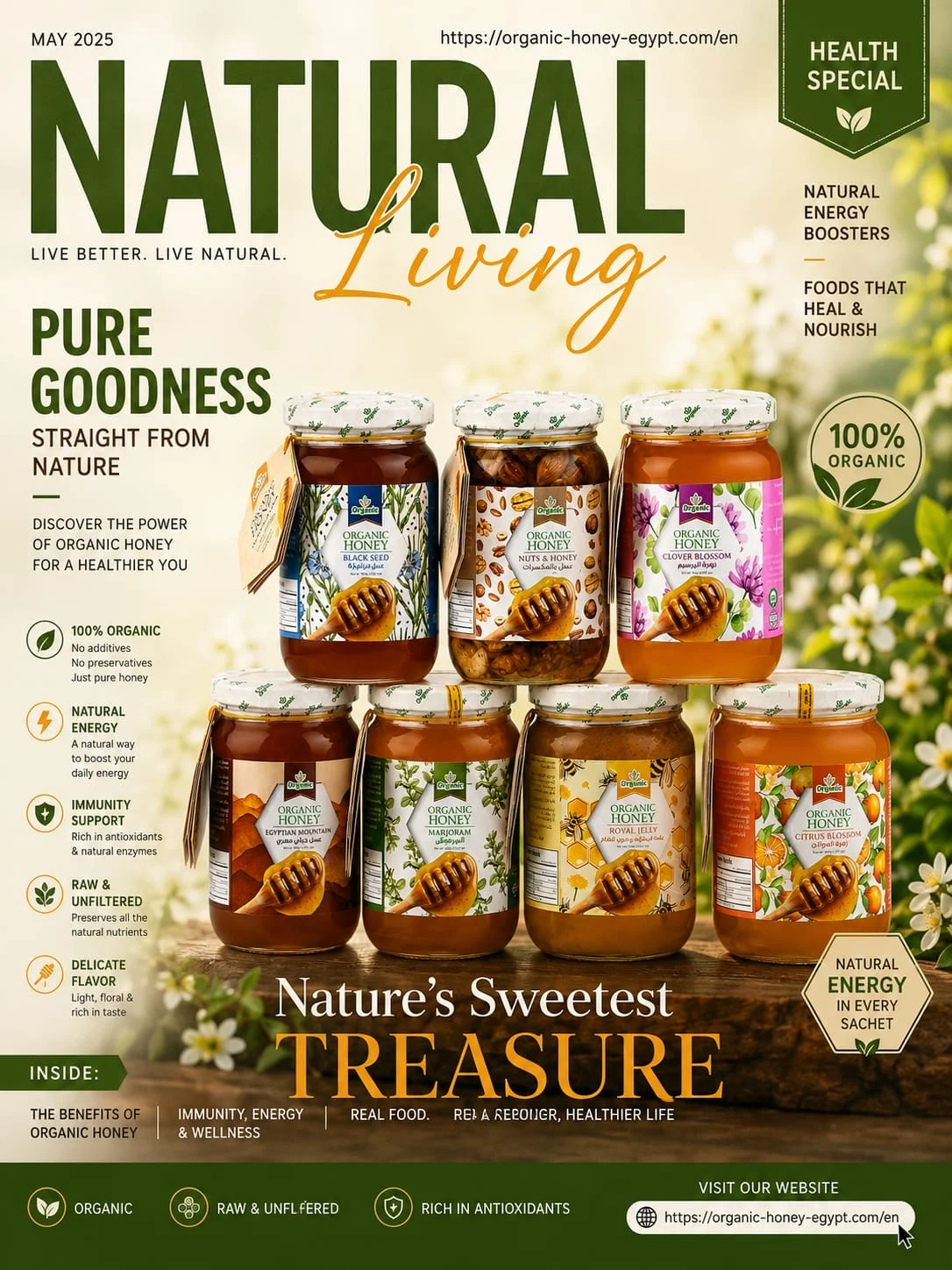 Organic honey Family